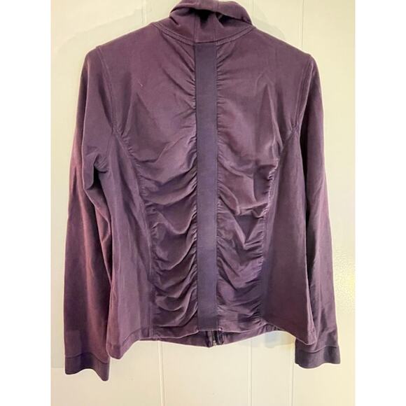 Calvin‎ Klein Size Large Performance Quick Dry Zip Up Jacket Purple - Picture 4 of 6